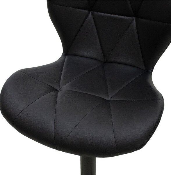 Scaun bar Coozy metal, reglabil pe inaltime, 47x45x90 cm