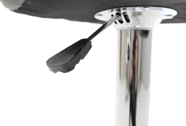 Scaun bar Coozy metal, reglabil pe inaltime, 47x45x90 cm
