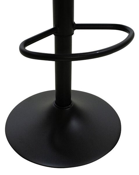 Scaun bar Coozy metal, reglabil pe inaltime, 47x45x90 cm