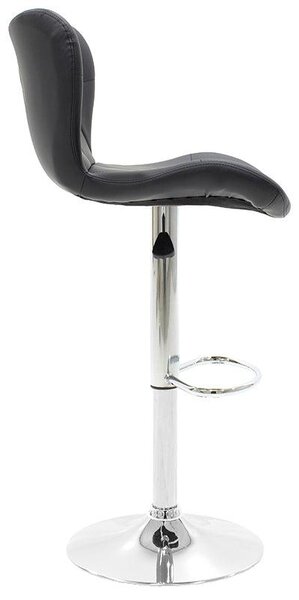 Scaun bar Coozy metal, reglabil pe inaltime, 47x45x90 cm