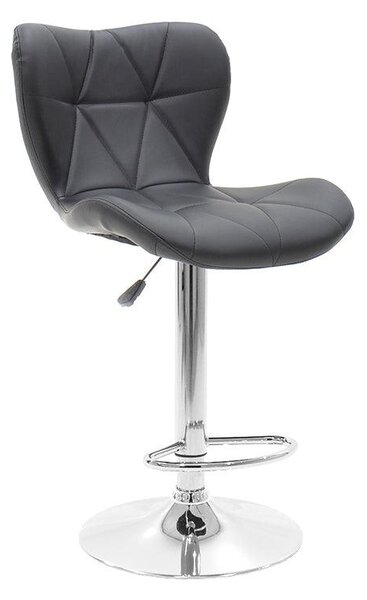 Scaun bar Coozy metal, reglabil pe inaltime, 47x45x90 cm