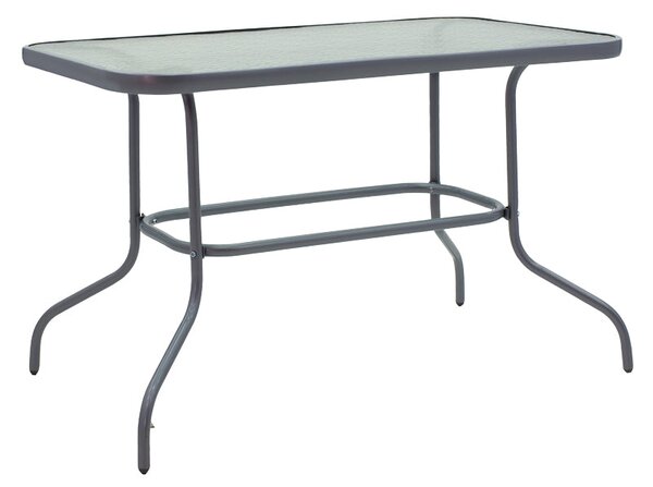 Masa de gradina Valor, Maro - Gri inchis, 110x60x70 cm