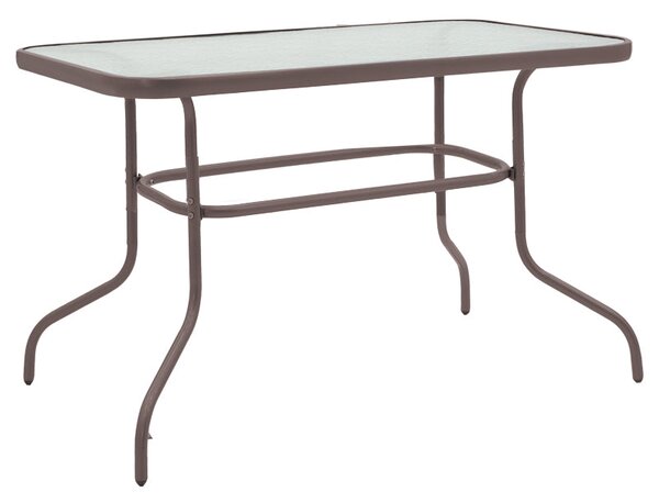 Masa de gradina Valor, Maro - Gri inchis, 110x60x70 cm