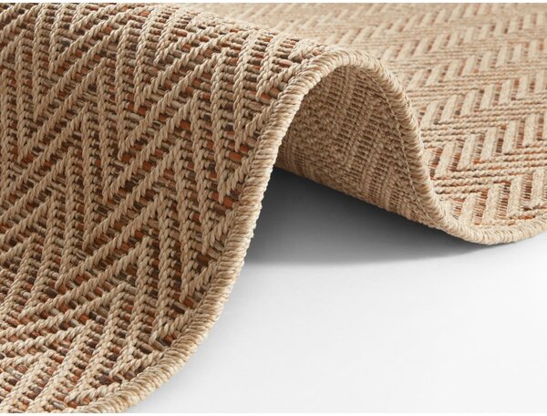Covor tip traversă pentru interior și exterior maro deschis 80x250 cm Nature – Hanse Home