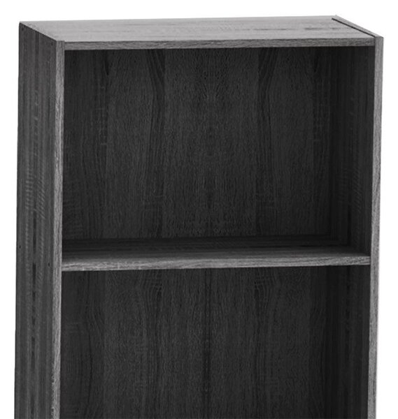 Biblioteca Presley, Gri inchis - Sonoma, 60x30x167 cm