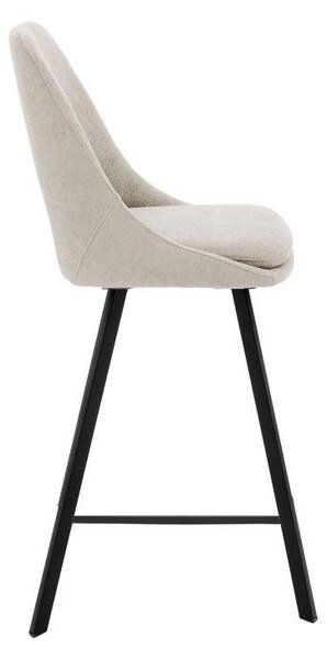 Scaun de bar Initiate, Crem - Bej, 48x56x98 cm