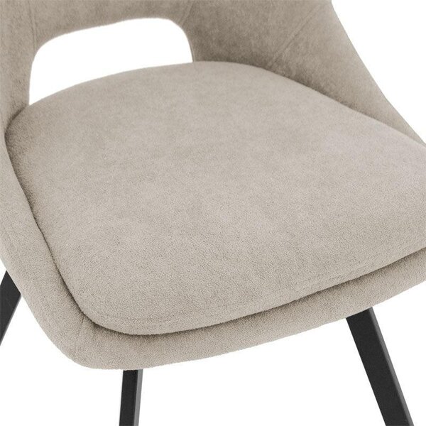 Scaun de bar Initiate, Crem - Bej, 48x56x98 cm
