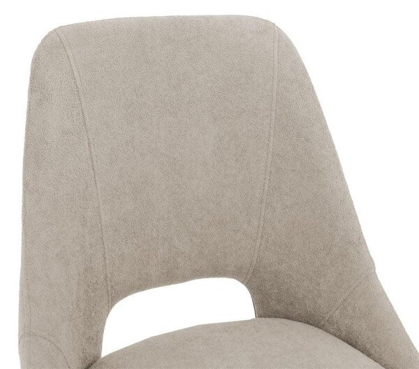 Scaun de bar Initiate, Crem - Bej, 48x56x98 cm