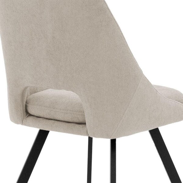 Scaun de bar Initiate, Crem - Bej, 48x56x98 cm