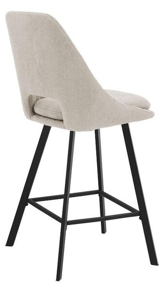 Scaun de bar Initiate, Crem - Bej, 48x56x98 cm