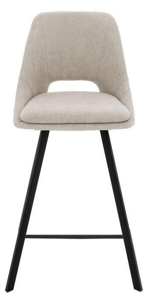 Scaun de bar Initiate, Crem - Bej, 48x56x98 cm