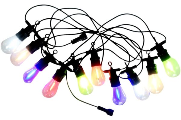 Ghirlanda luminoasa, decorativa, interconectabila, Naimeed D6082, 5m, 10 Becuri LED, Lumina Multicolor