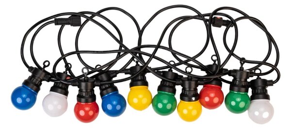 Ghirlanda luminoasa, solara, decorativa, interconectabila, Naimeed D6109, 5m, 10 Becuri LED, Lumina Multicolor