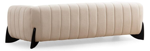 Canapea 3 locuri Sandreo Avni, Alb, 248x70x100 cm