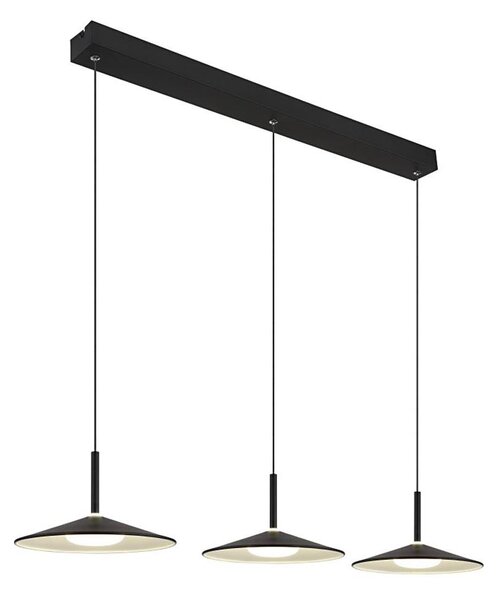 Globo LAMPONE 15635S-3 - Lustră LED suspendată pe cablu, 24W/230V, 4000K, neagră