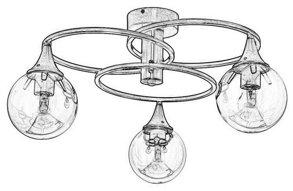 Lustra AR Chandelier, 60x60x31 cm