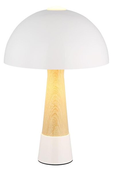 Globo 51570122 - Lampă de masă PAULIN 1xE27ILLU/40W/230V albă