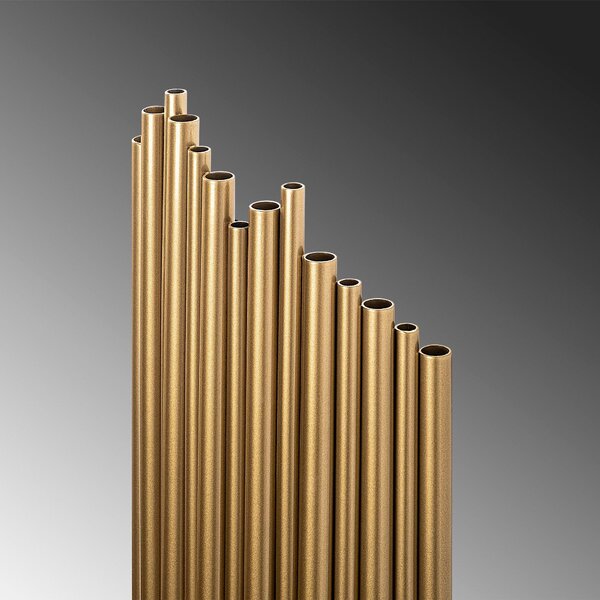 Aplica de perete Kara, Auriu, 18x8x40 cm