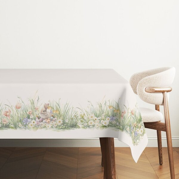 Fata de masa bumbac 100% cu flori de camp, 140x180cm, Tuli