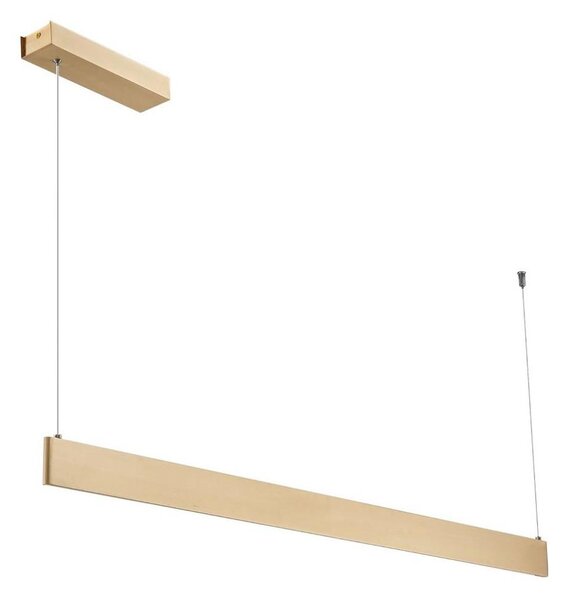 Lustră LED LINEA suspendată pe cablu, 36W, 230V, 3000/4000/5700K, CRI 90, auriu