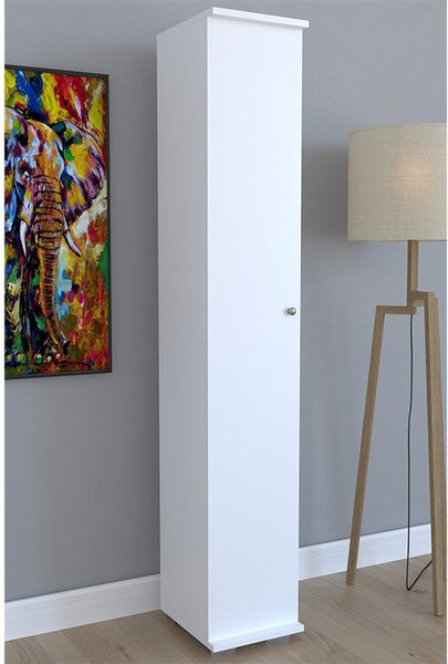 Dulap Juan, alb, 30x35x177 cm