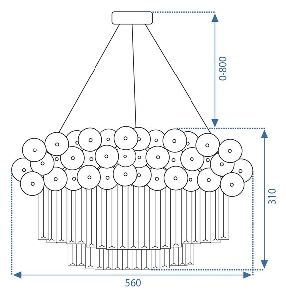 Lampa APP1473-CP GOLD