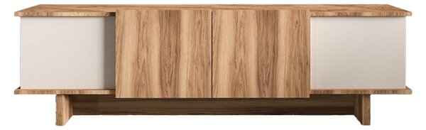 Dulap TV Aramos, crem nuc, 180x33x50 cm