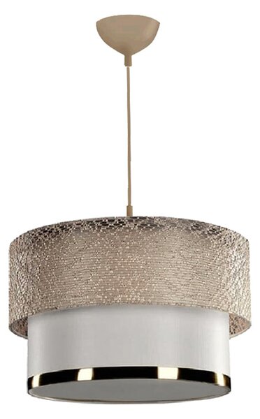 Lustra PWL-1090, aur alb, D30x20 cm