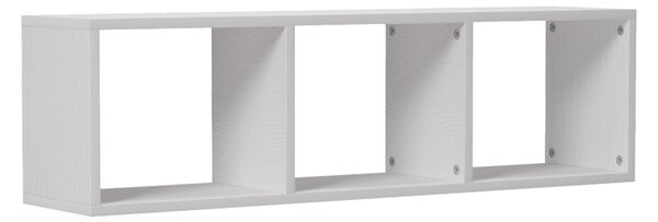 Raft de perete Mikoro, Alba, 90x22x26 cm