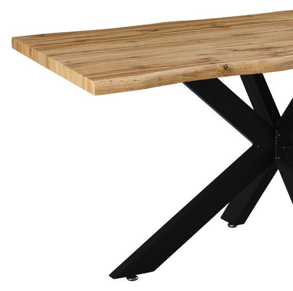Masa Gilman MDFSonoma, neagra, 150x90x75 cm