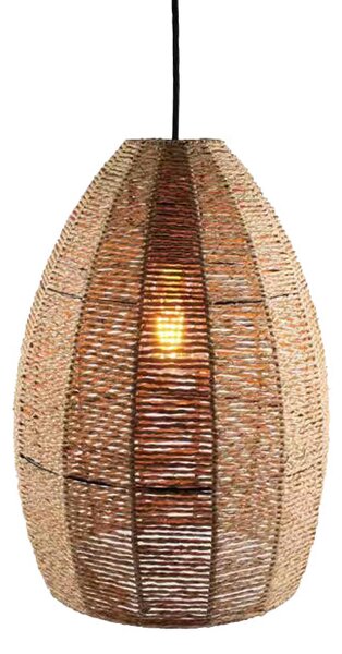 Lustra din sfoara Ropal Boho, Natural, 29x29x40 cm