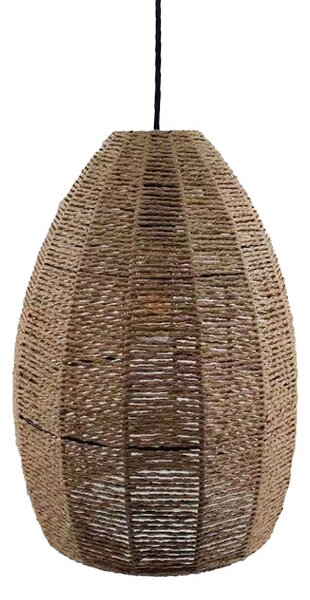 Lustra din sfoara Ropal Boho, Natural, 29x29x40 cm