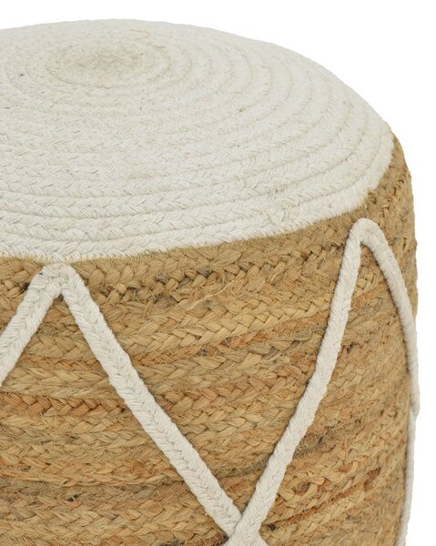 Taburet Maroc Boho, Natural, 40x40x45 cm