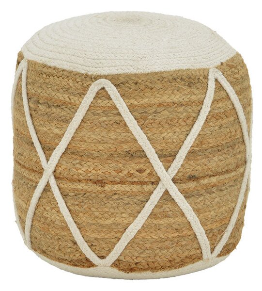 Taburet Maroc Boho, Natural, 40x40x45 cm