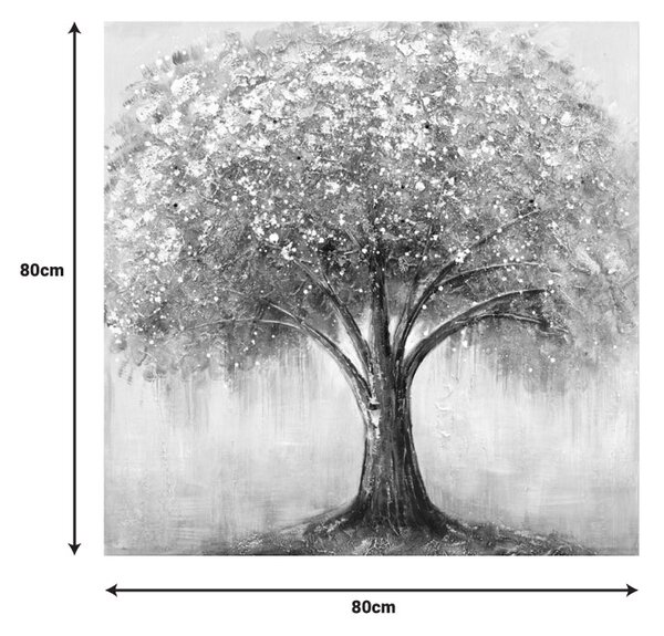 Tablou canvas Nator, Multicolor, 80x80 cm