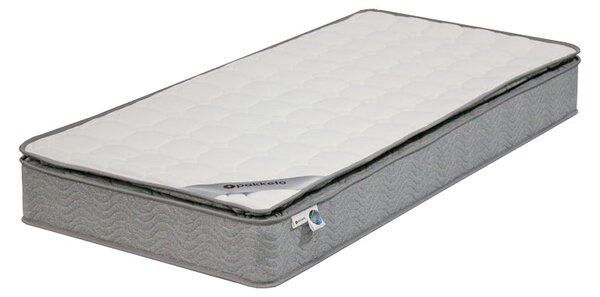 Saltea Perfecto cu arcuri continue pe o singura parte, cu strat superior de 18-20cm, Alb, 90x190 cm
