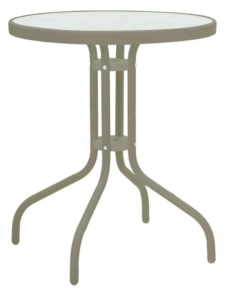 Masa dining Watson, Sampanie, Auriu, 60x60x70 cm