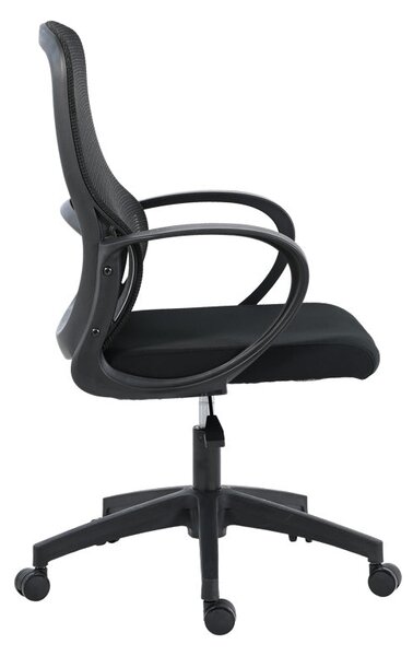 Scaun de birou Zuena, Negru, 61x58x93 cm