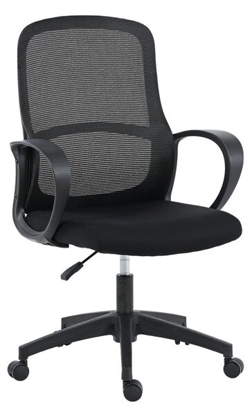 Scaun de birou Zuena, Negru, 61x58x93 cm