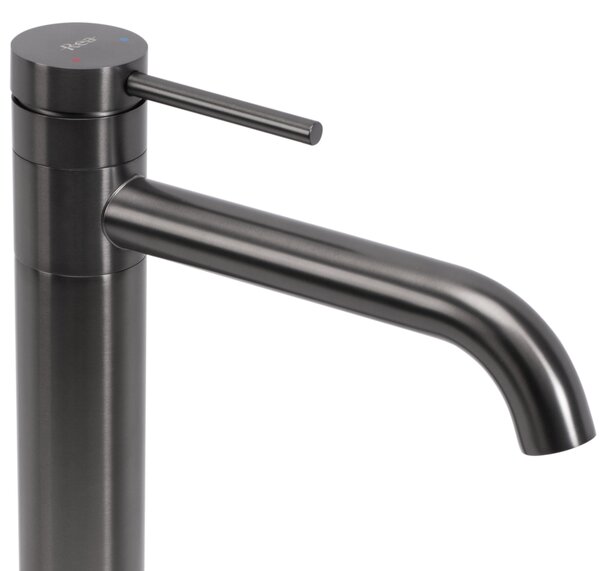 Baterie pentru baie Rea LUNGIS Gun Grey Super High