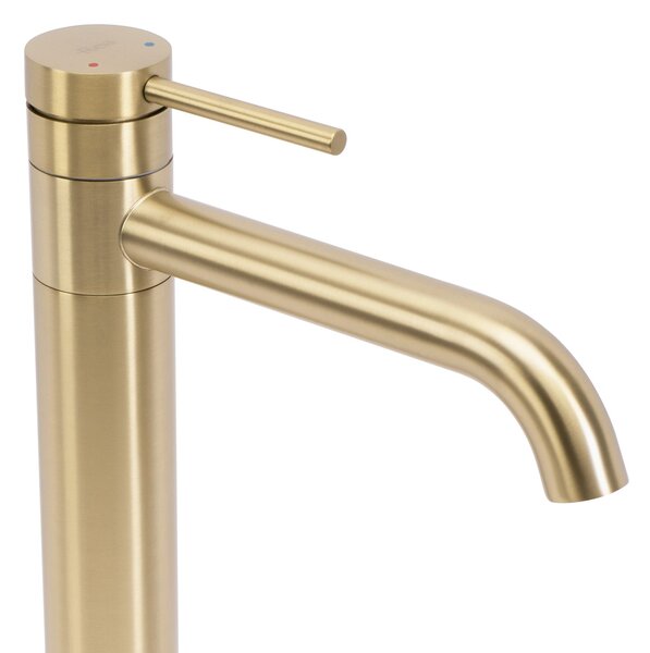 Baterie pentru baie Rea LUNGIS Brush Gold Super High