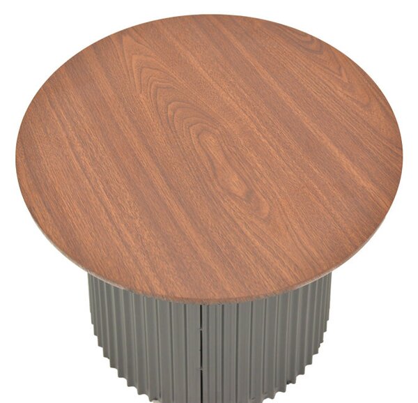 Masuta de cafea Dovel, MDF si metal, D70x45 cm