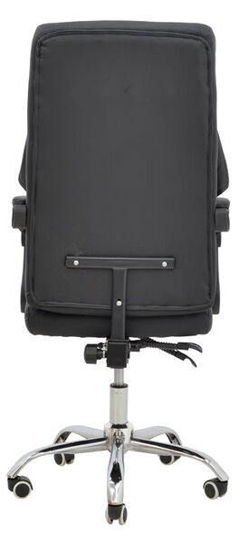 Scaun de birou manager Glorin negru pu, 60x68x128 cm