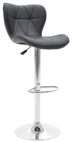 Scaun bar Coozy metal, reglabil pe inaltime, 47x45x90 cm