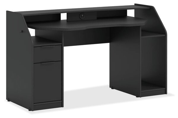 Birou Gaming pentru camera adolescenti, Colectia Black 156x90x67 cm