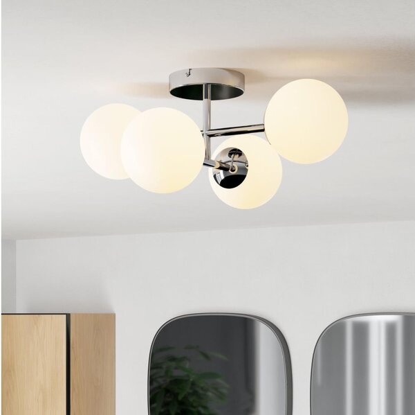 Eglo 902098 - Plafonieră LED aplicată pentru baie CASTROVIDO 4xG9/4,2W/230V IP44 crom
