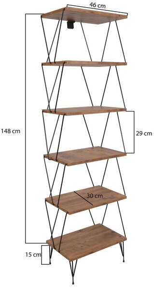 Biblioteca Balaban, 48x165x31 cm