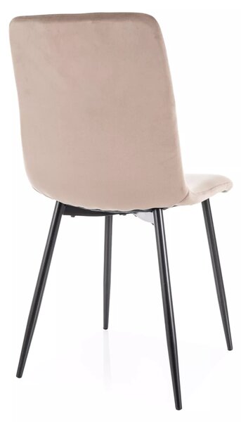 Scaun de masa DAREN VELVET bej