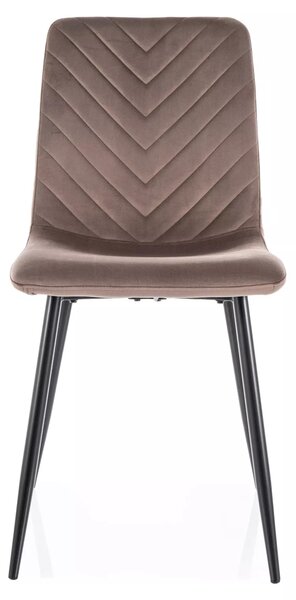 Scaun de masă DAREN VELVET cappuccino
