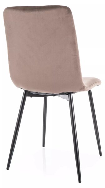 Scaun de masă DAREN VELVET cappuccino